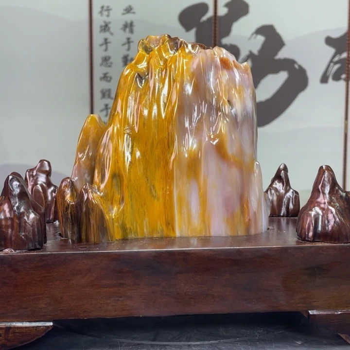 硅化玉未镶嵌珠宝奇石高20