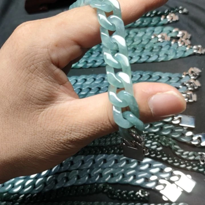 未镶嵌手串定制翡翠