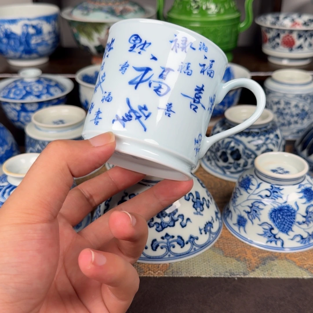 现代手工手绘茶器