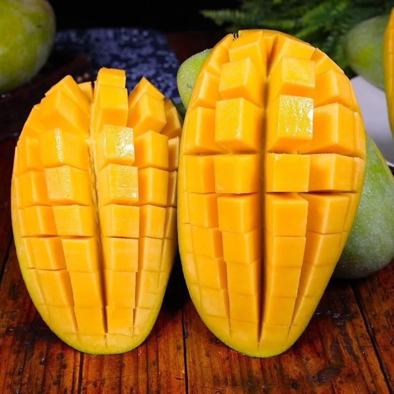 sy【现摘现发】大青芒果新鲜采摘水果当季青皮薄皮芒果