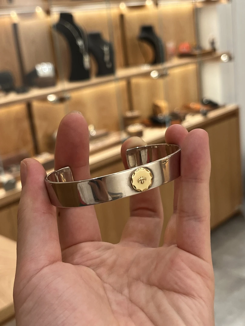 925银手镯 平打手镯GOROS高桥吾郎