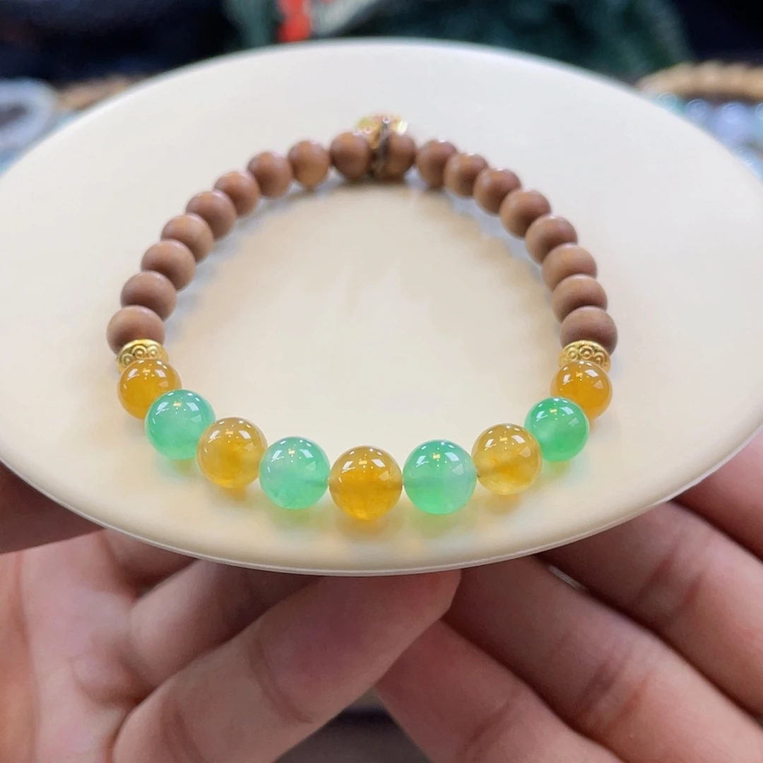 【闪购商品】未镶嵌手链翡翠双彩