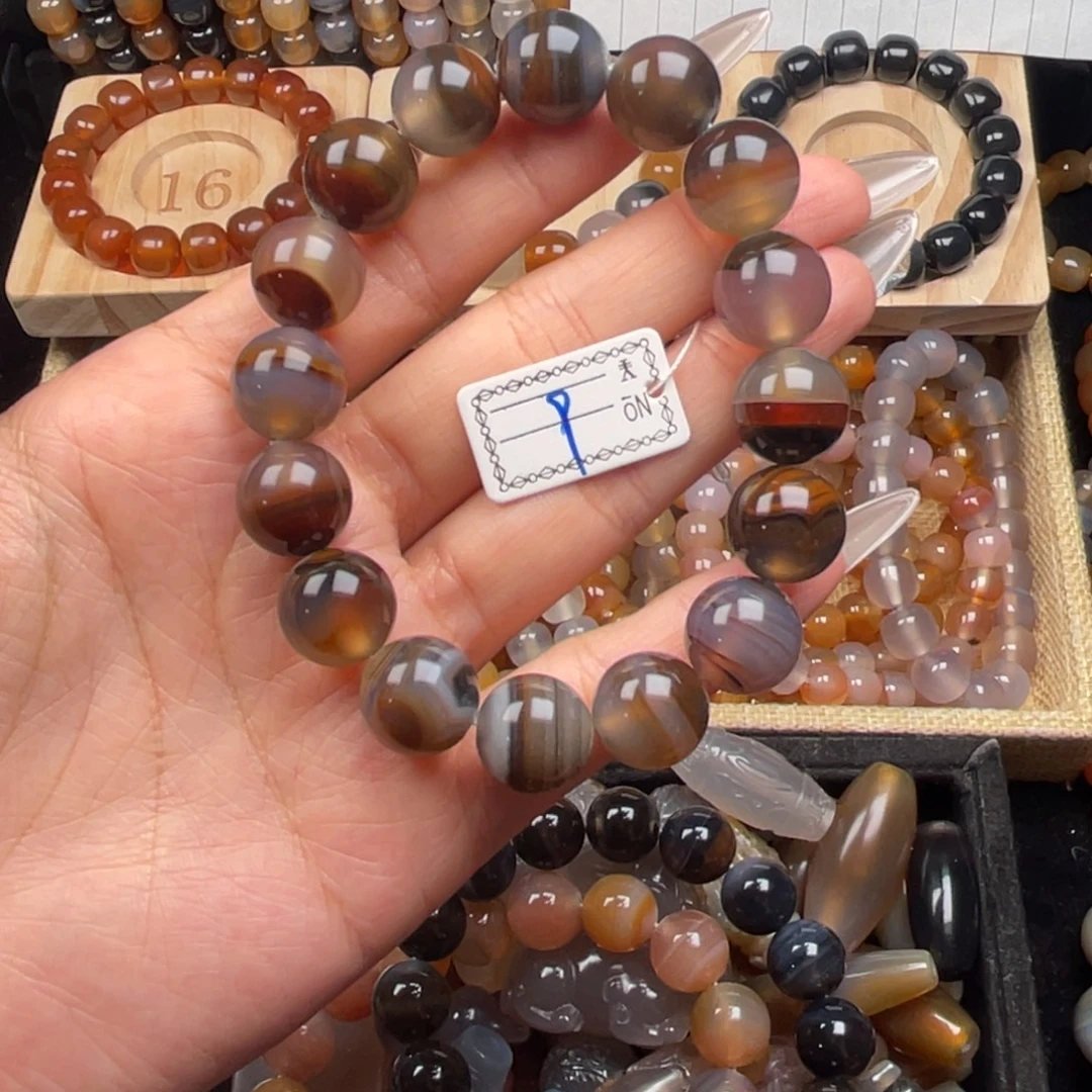 玛瑙/玉髓未镶嵌手链