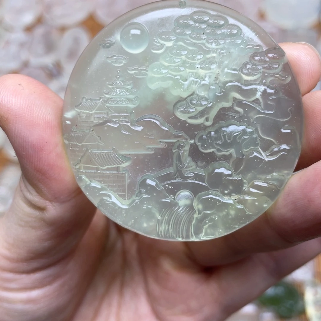 未镶嵌蛇纹石玉颈饰