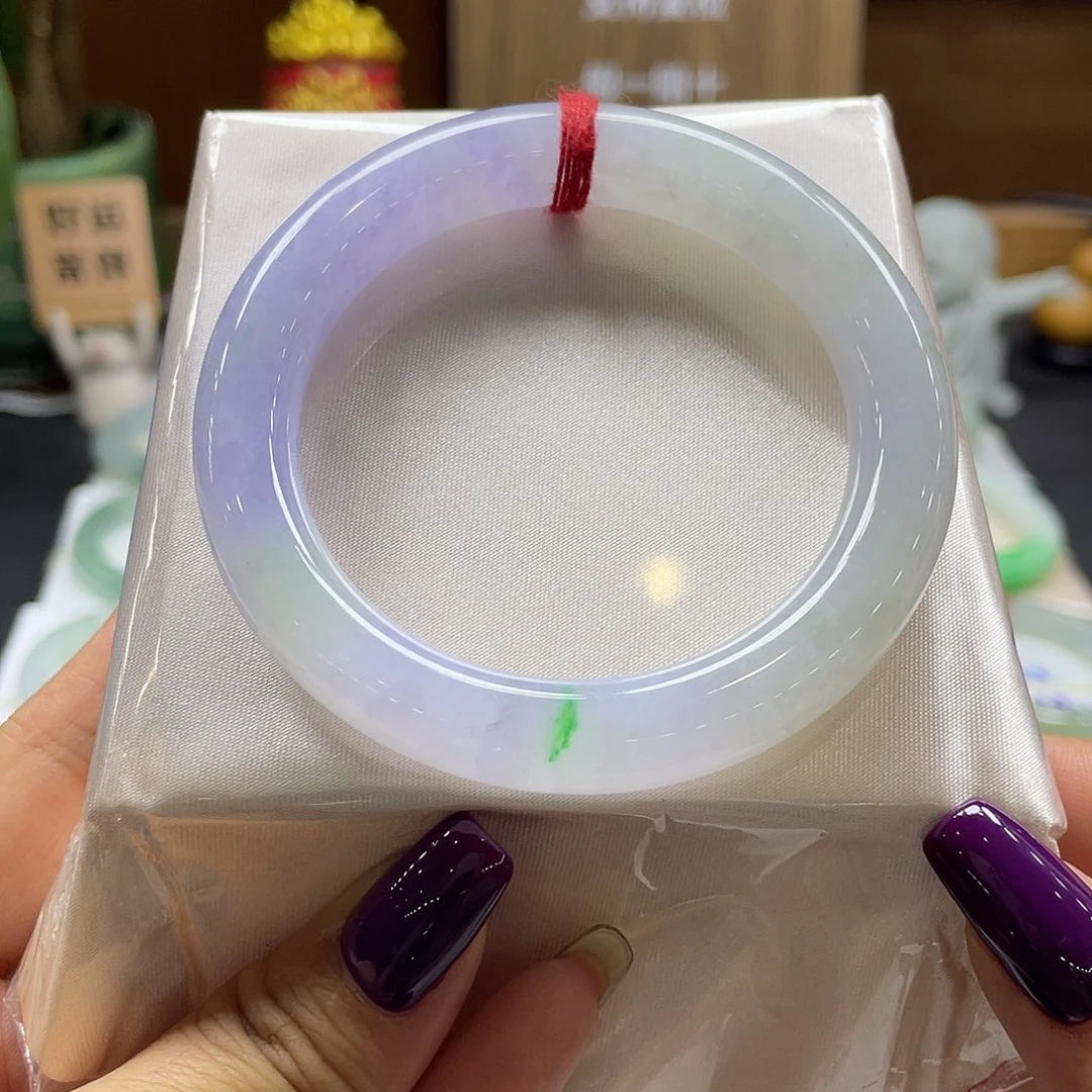 翡翠未镶嵌手镯53 号