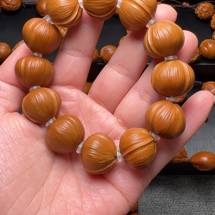 橄榄核手串/手链手工鲨鱼背