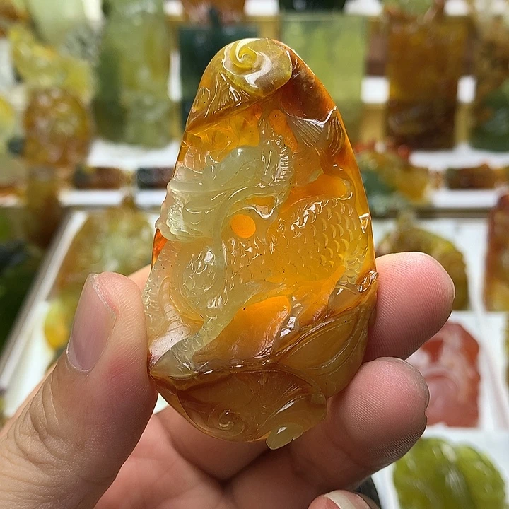 蛇纹石玉未镶嵌珠宝半成品