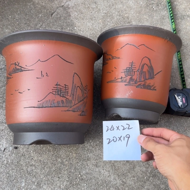 紫砂花盆特价商品