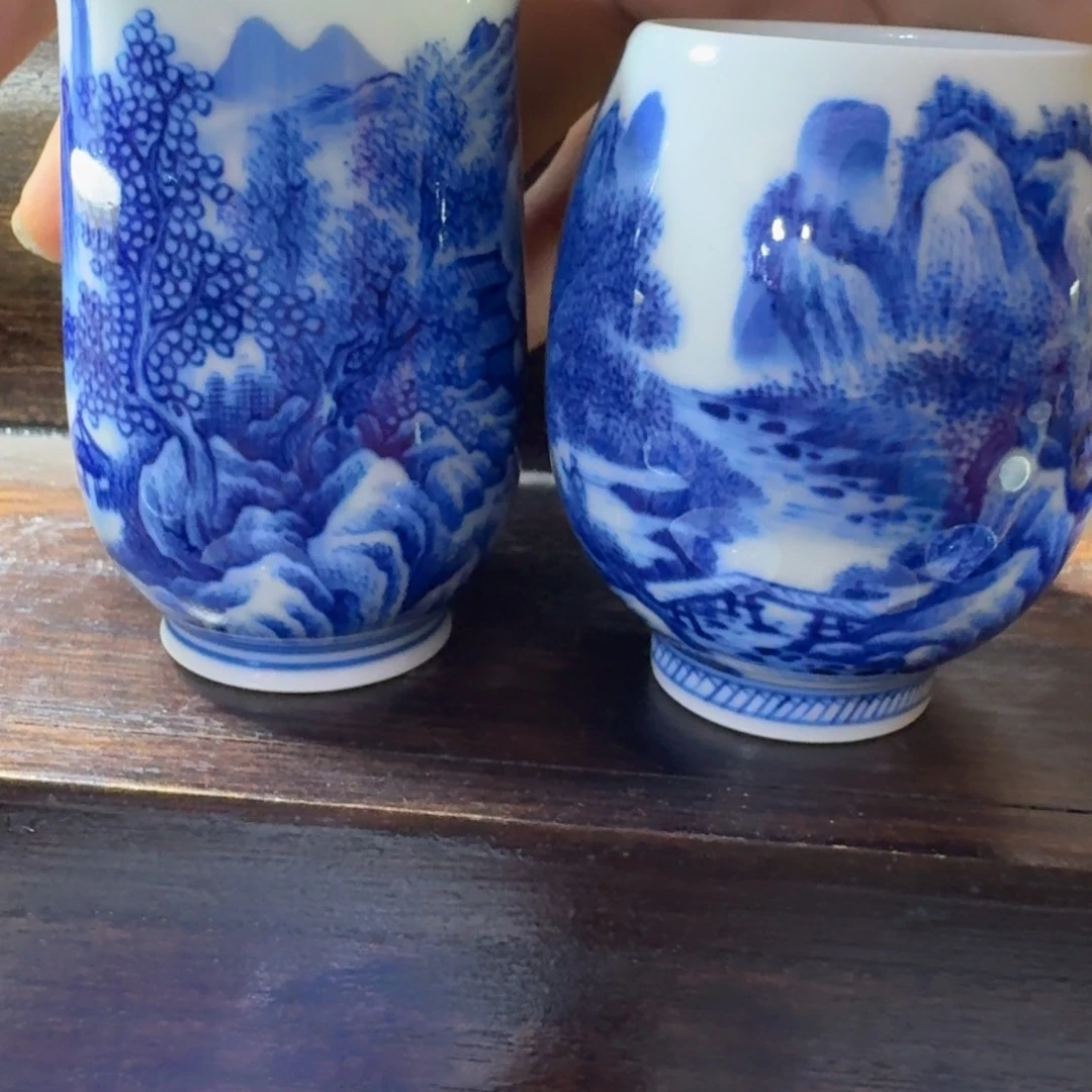 S***8瓷片当代景德镇陶瓷手绘茶具