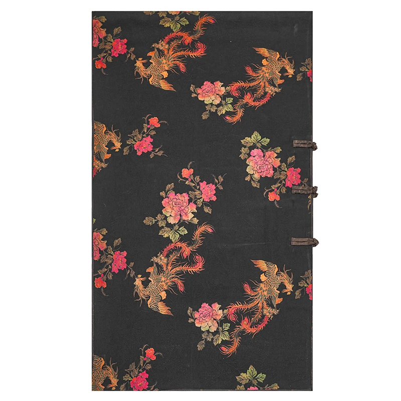 单层盘扣长巾【玄天双瑞】50*180香云纱桑蚕丝丝巾气质高级感围巾