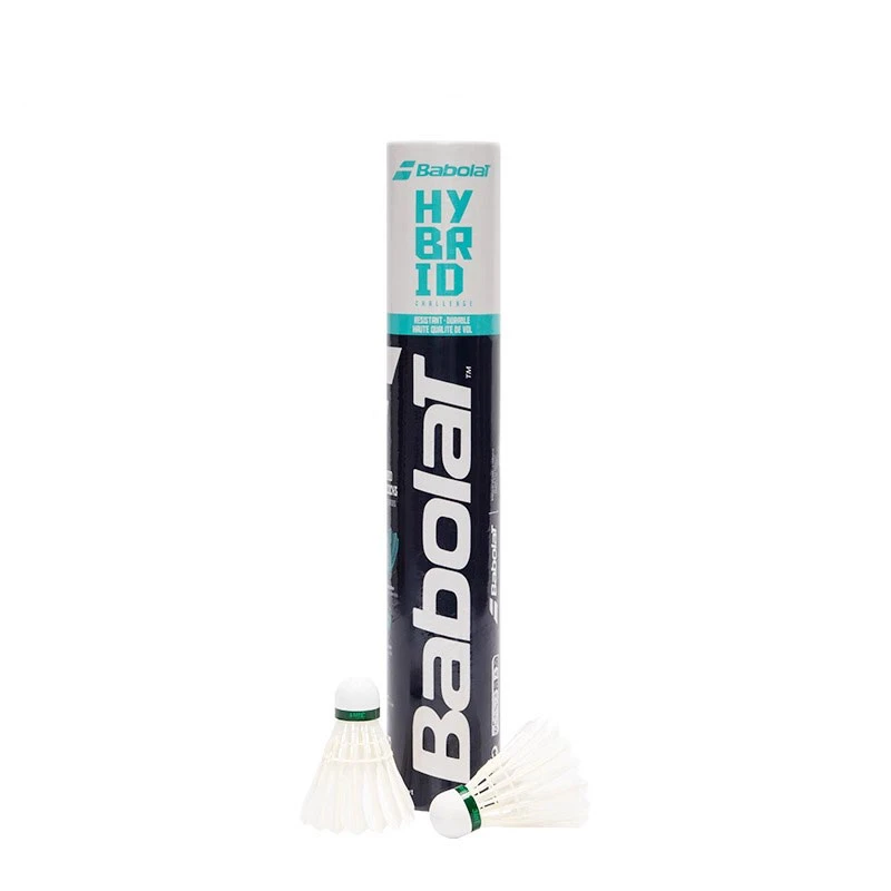 BABOLAT/百保力HYBRID复合软木鹅毛尼龙三段式训练耐打羽毛球