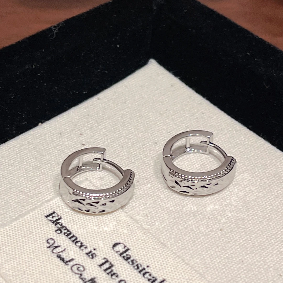 铜合金耳饰 【佛罗伦萨】百搭简约经典韩版精致耳环A1252