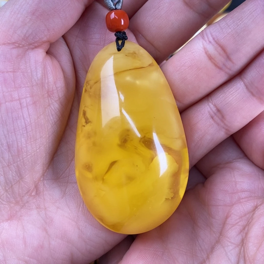 蜜蜡裸石未镶嵌蜜蜡