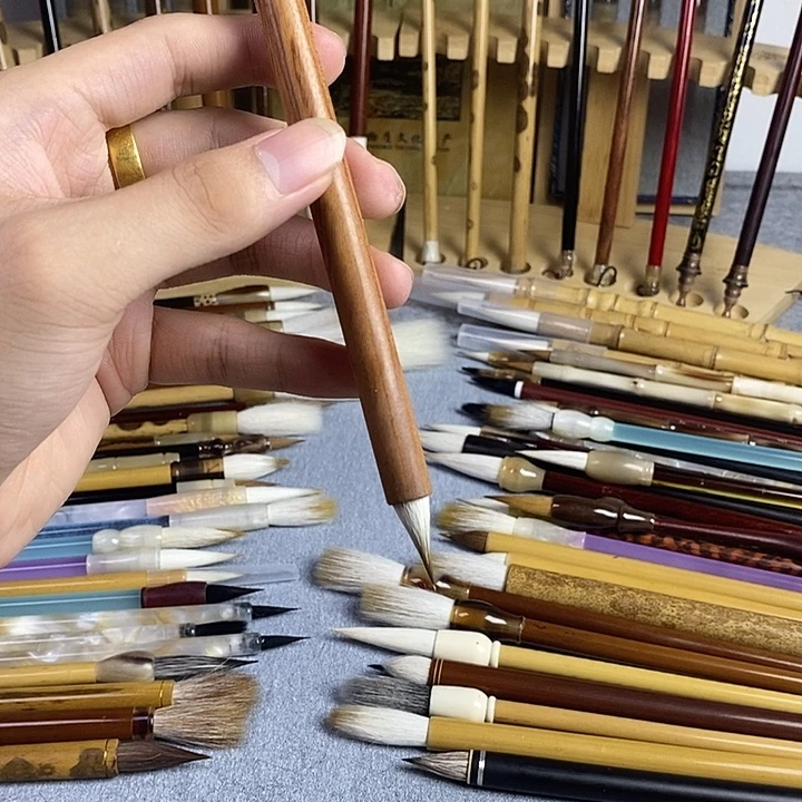 狼羊兼毫小楷鸡距笔