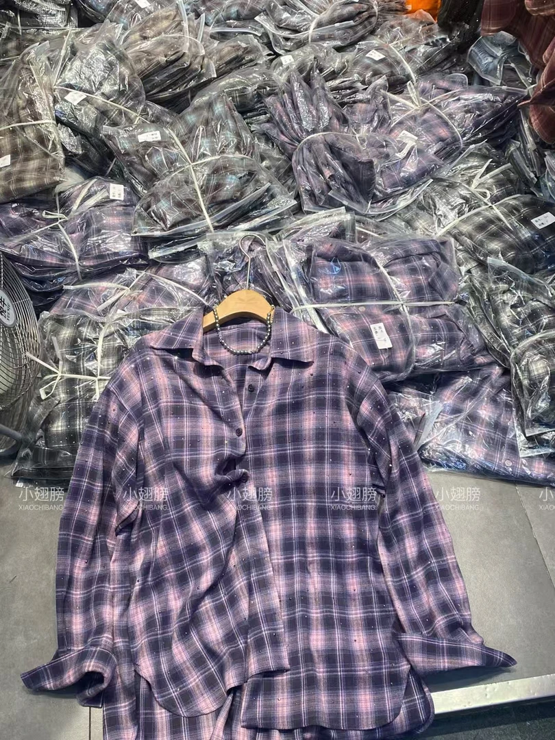 【外单原单】750看直播下单夏季 T恤重工情侣装宽松时尚设计师款