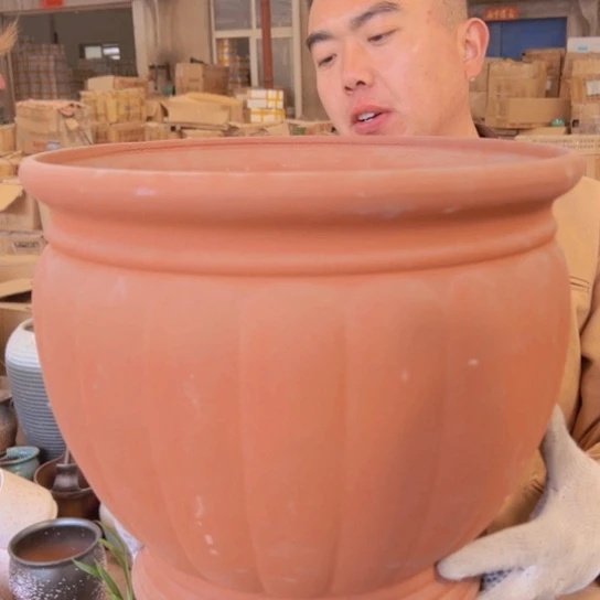 紫砂花盆高30口35—————