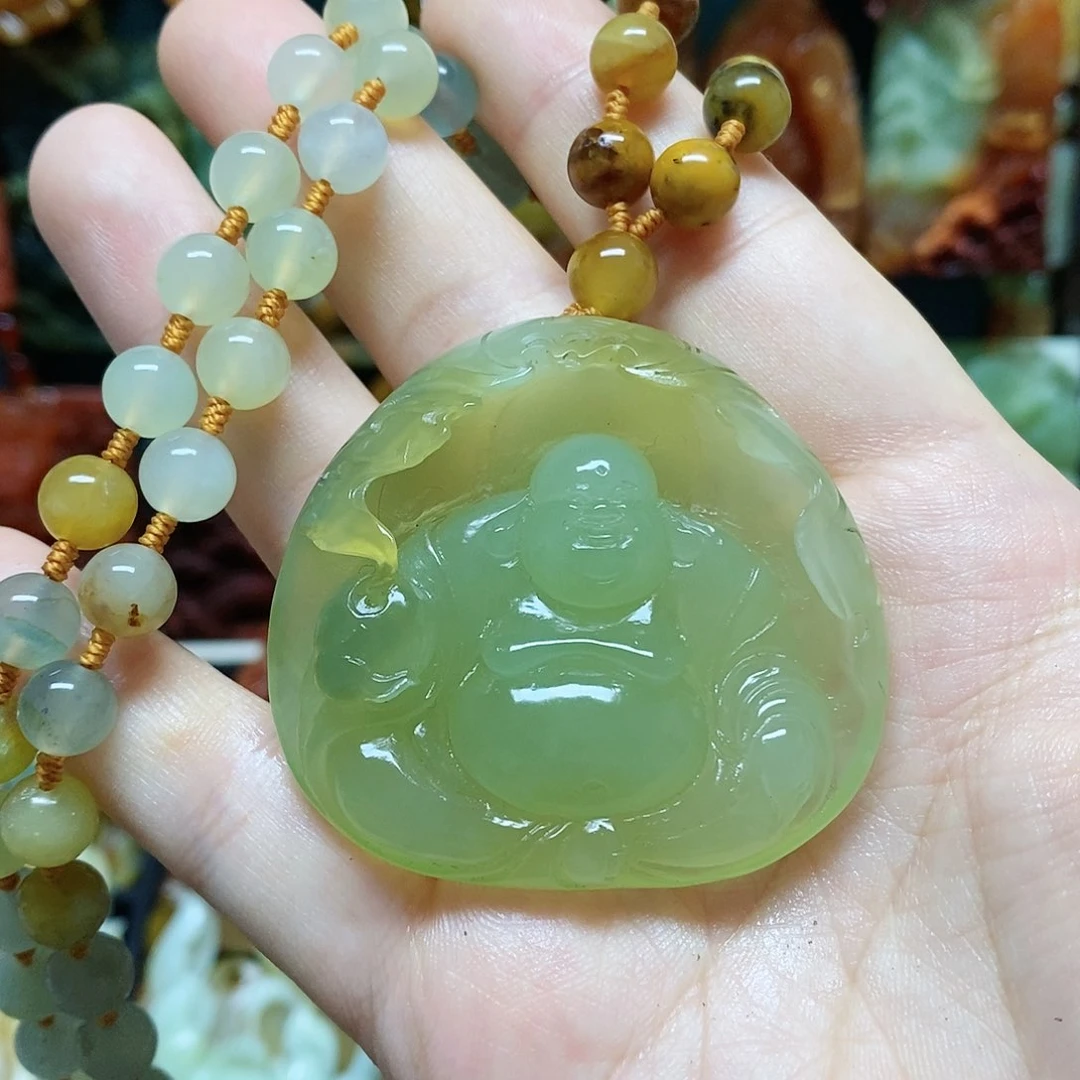 未镶嵌岫玉吊坠(赠链)