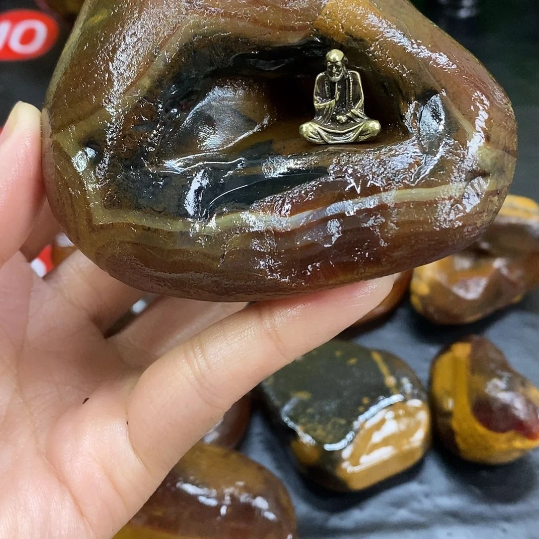 玛瑙/玉髓未镶嵌手把件