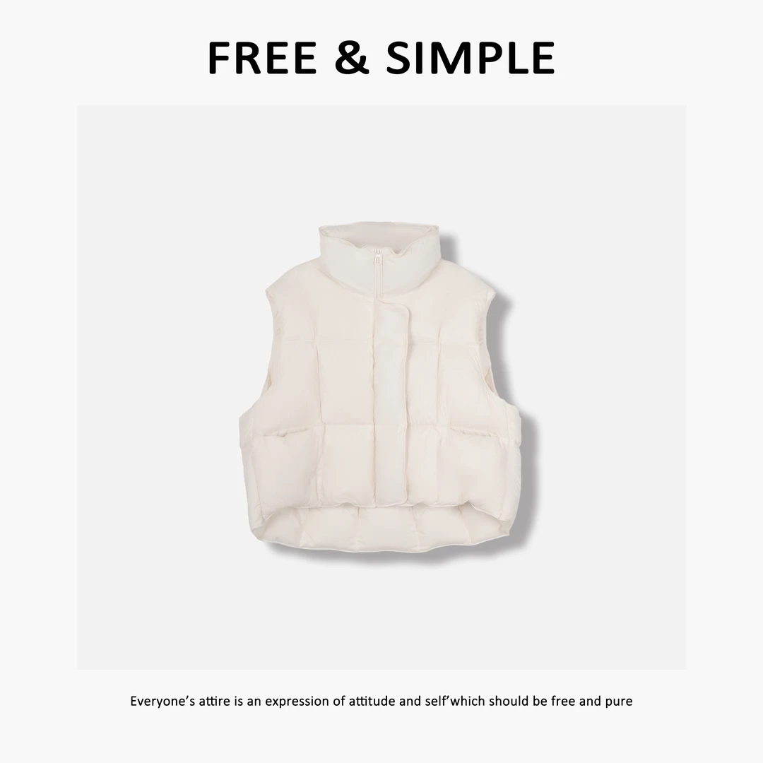 Free&Simple-‘秋季泡芙’秋冬款极简韩系感温柔风羽绒-CHA5220