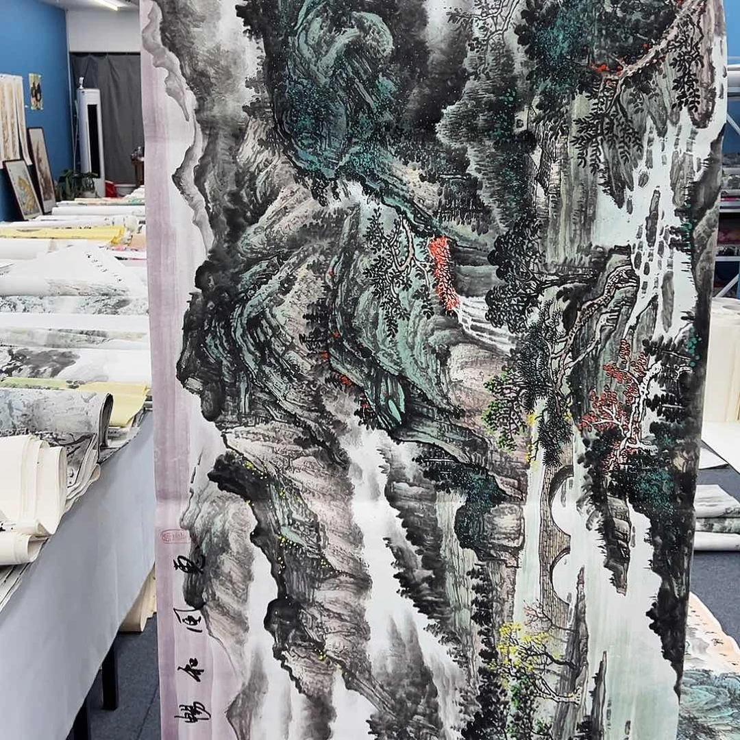 国画国画作品纯手绘欣赏