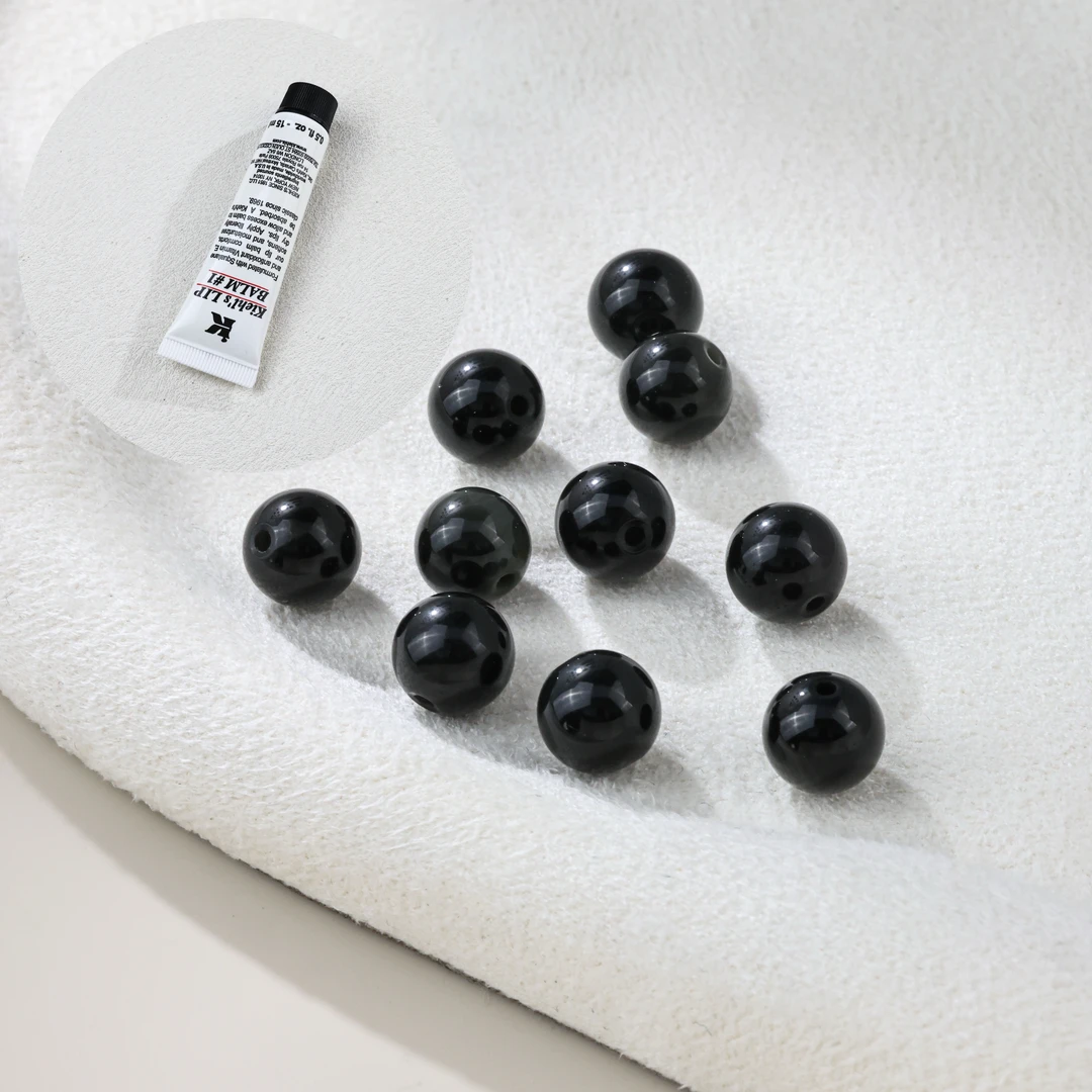 【举石优选】H0311-8888黑曜石单珠（一件/多样性发）