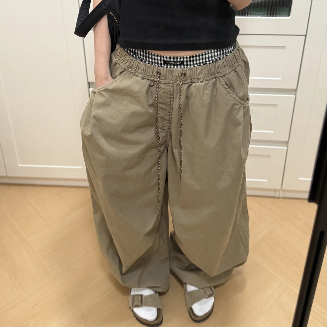 MMBBT【束脚抽绳松紧腰】百搭宽松日系休闲裤