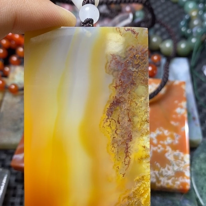 玛瑙/玉髓颈饰未镶嵌涛****项