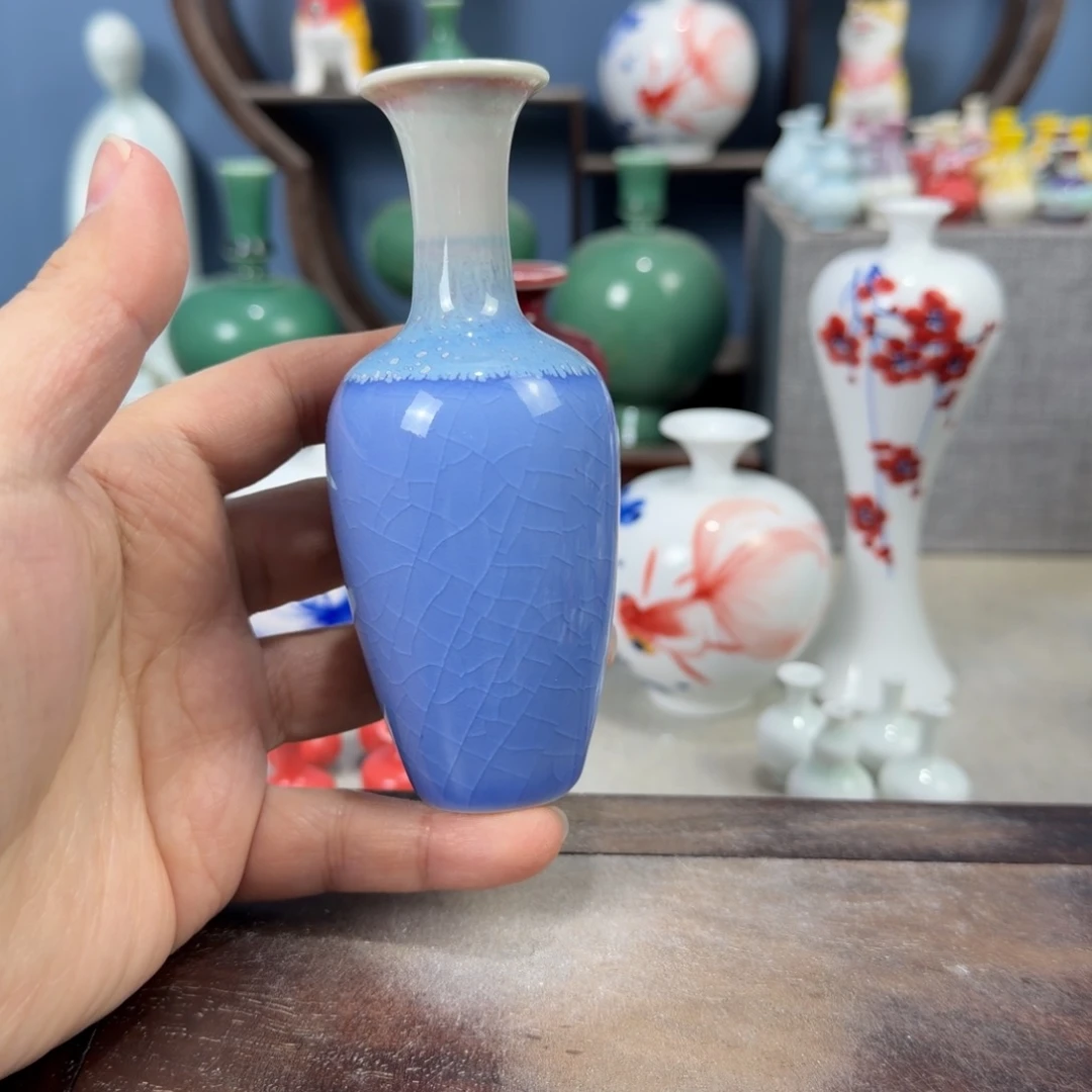 陶瓷手工小花器摆件