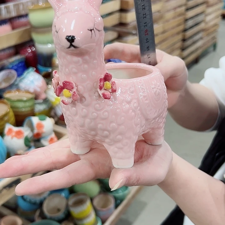 有孔.凑满10元发货多肉陶瓷花盆！