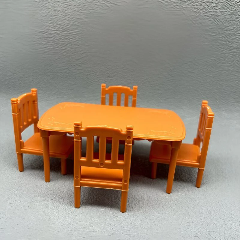 日式微缩仿真过家家家具餐具小点心甜点卡通摆件玩具食物餐桌椅子
