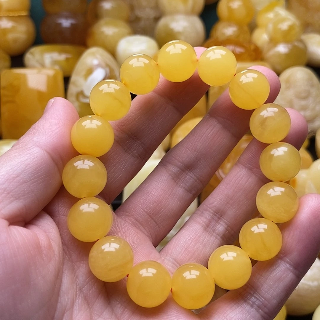 琥珀颈饰未镶嵌琥珀蜜蜡吊坠