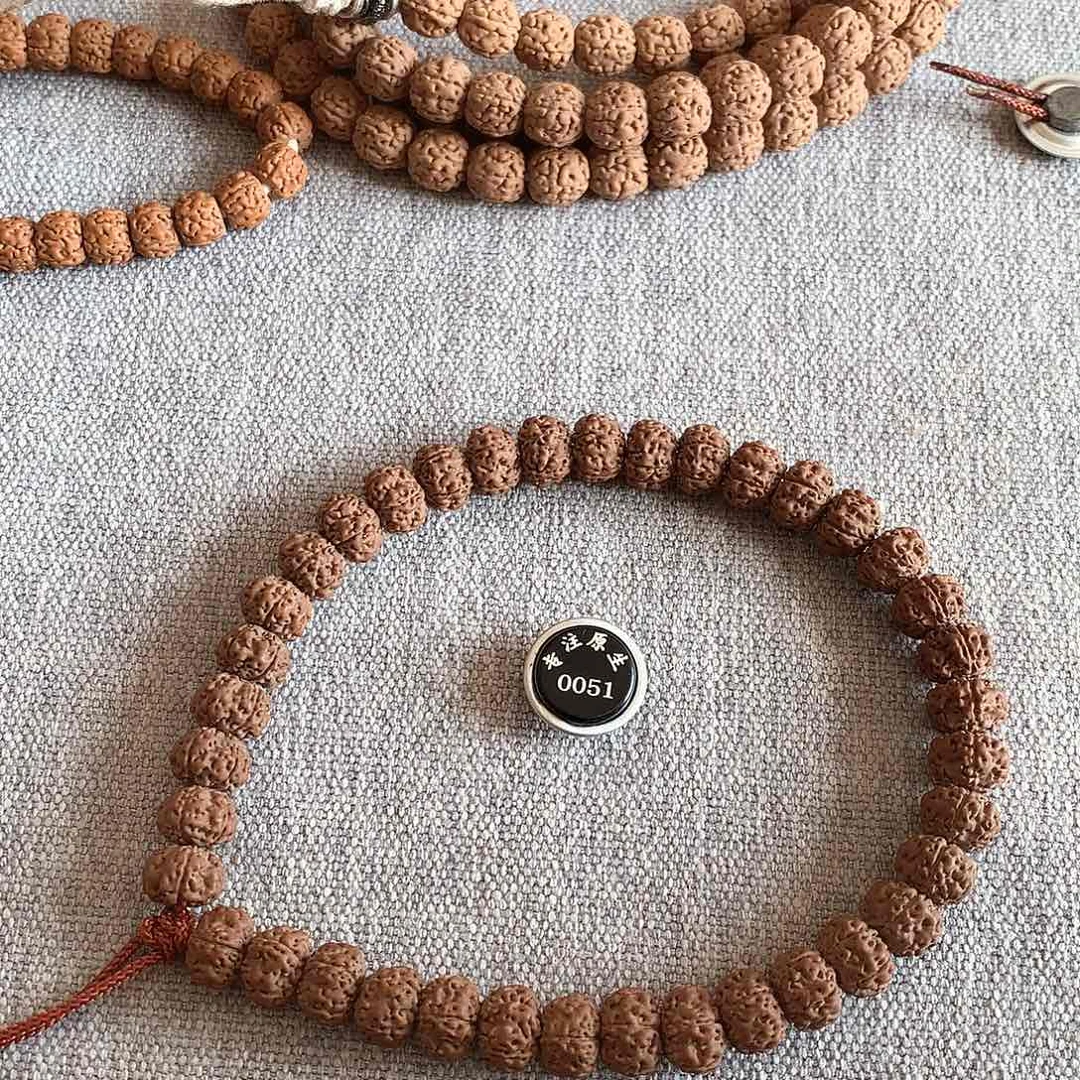 金刚菩提手串平头细纹 9mm 0051