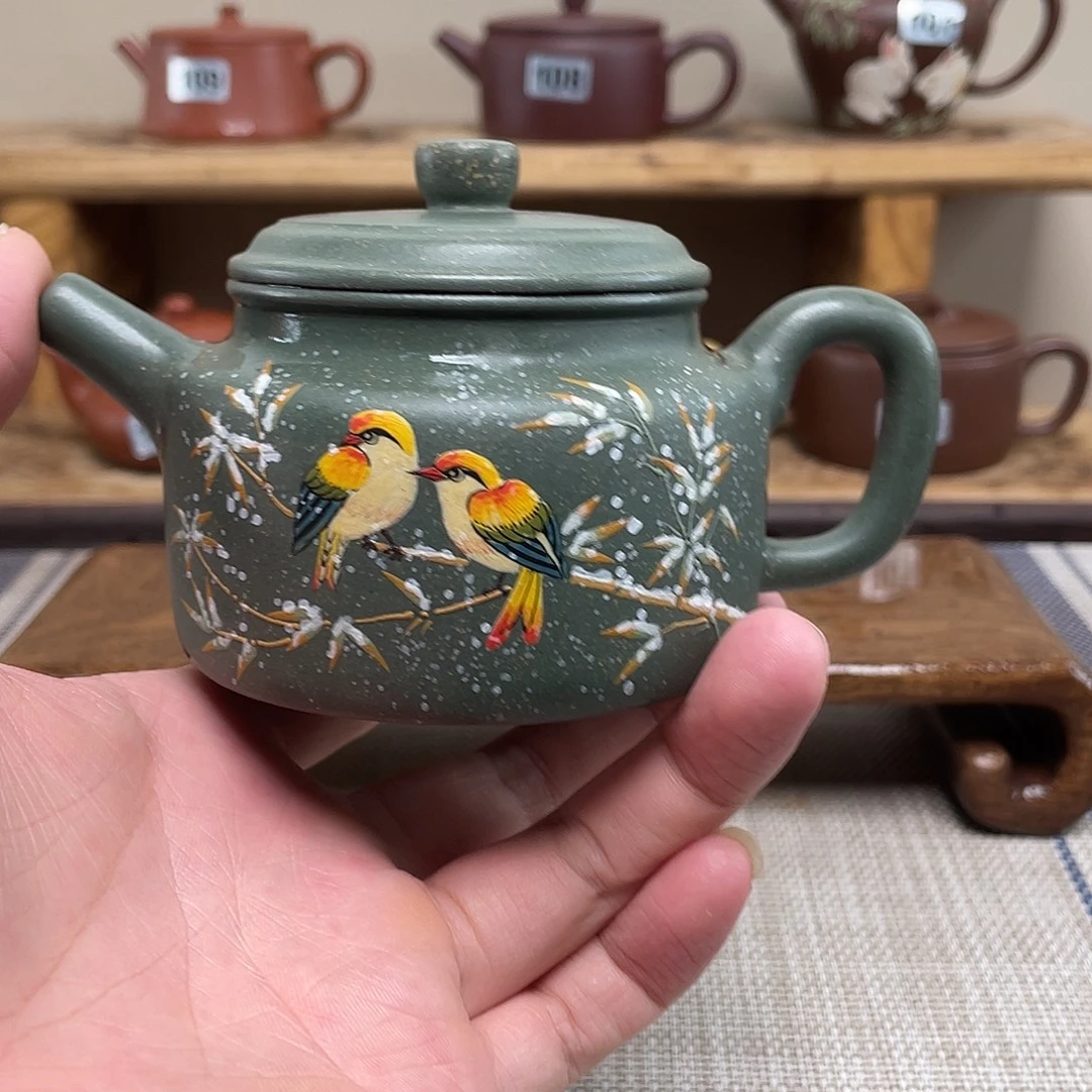 用***3茶壶紫砂原矿手工紫砂壶