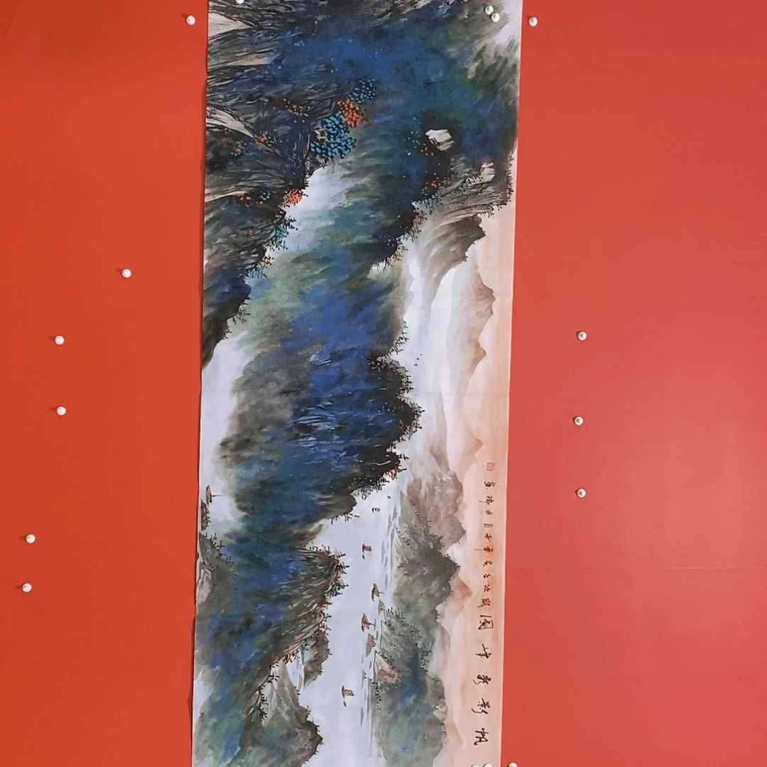 国画山水花鸟国画作品