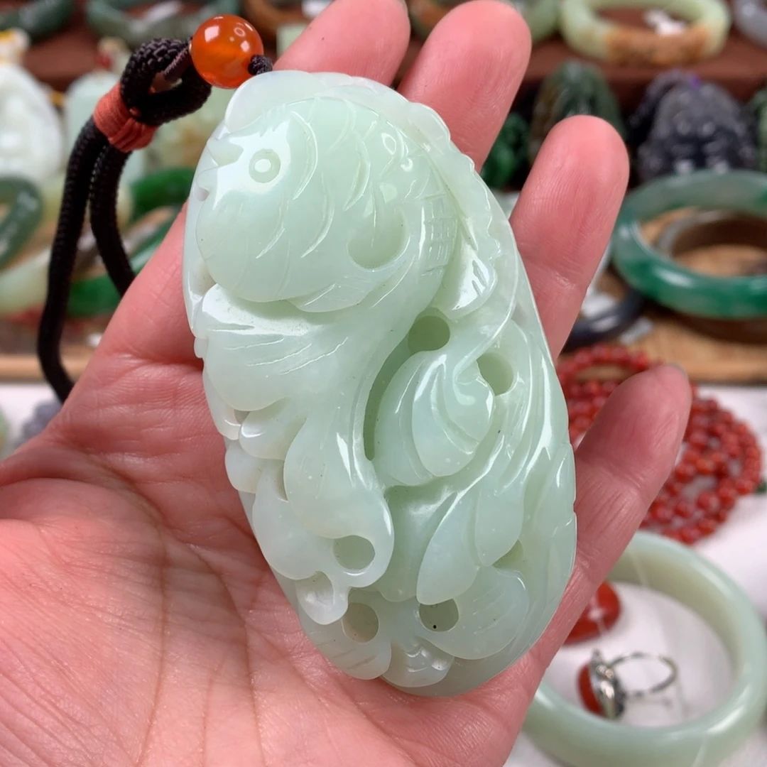 岫玉手把未镶嵌手把