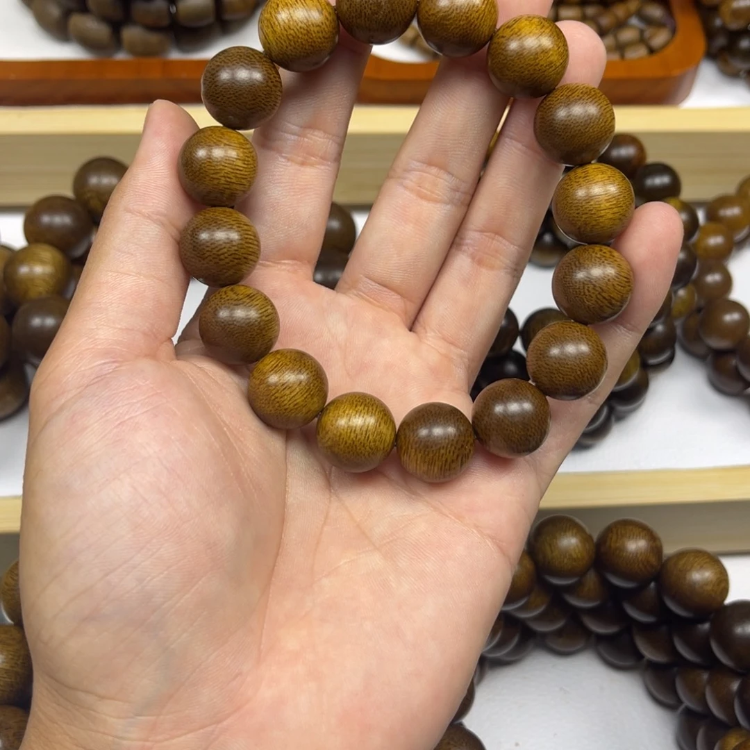 孤***树沉香手串越南芽庄黄棋楠1.4
