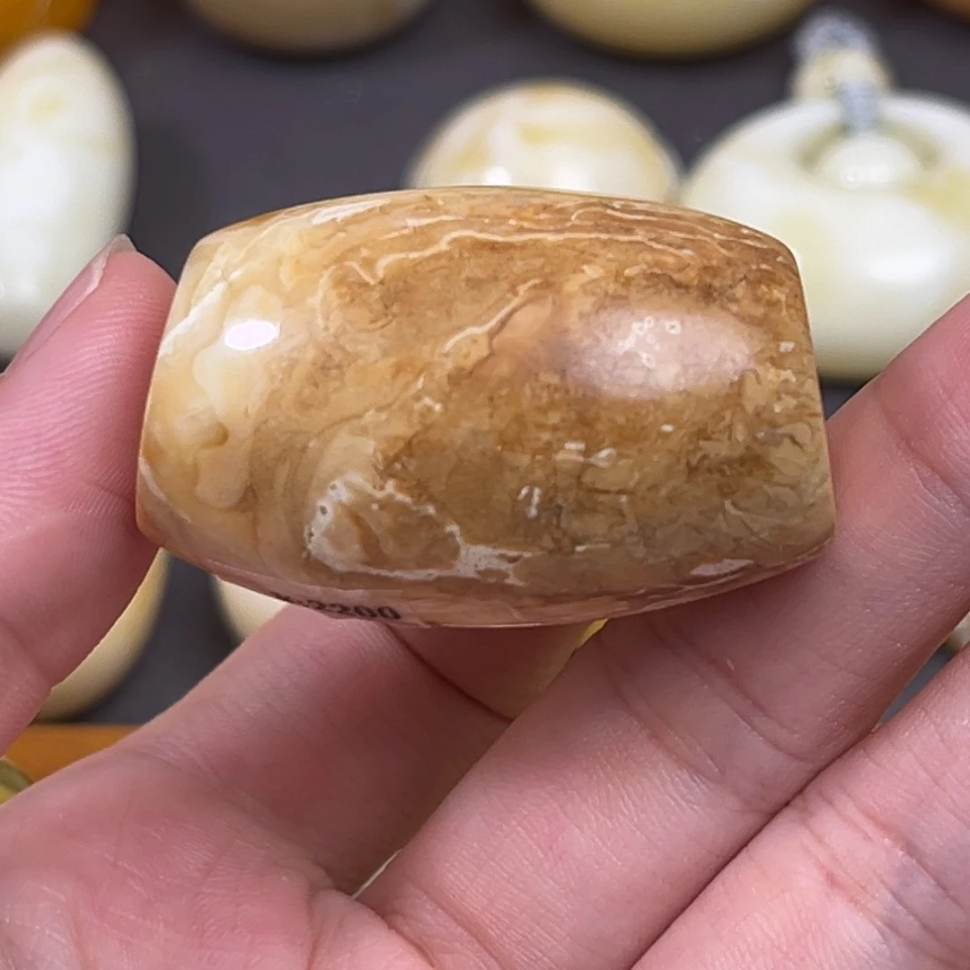 未镶嵌蜜蜡珠宝奇石马蹄珠