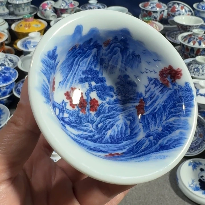 景德镇手工手绘杯