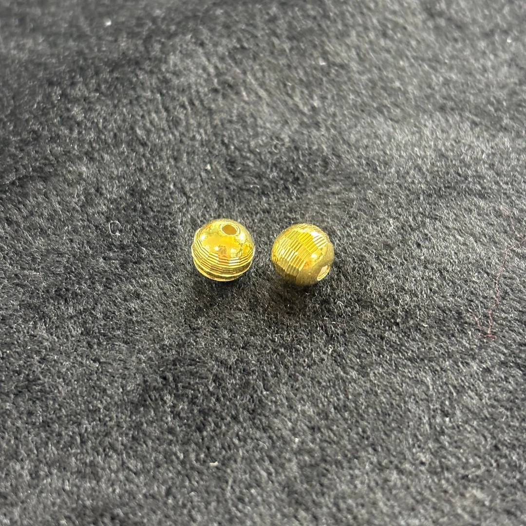 足银银制品 足银单珠【小北质检】ZJH44Z57多样性发一