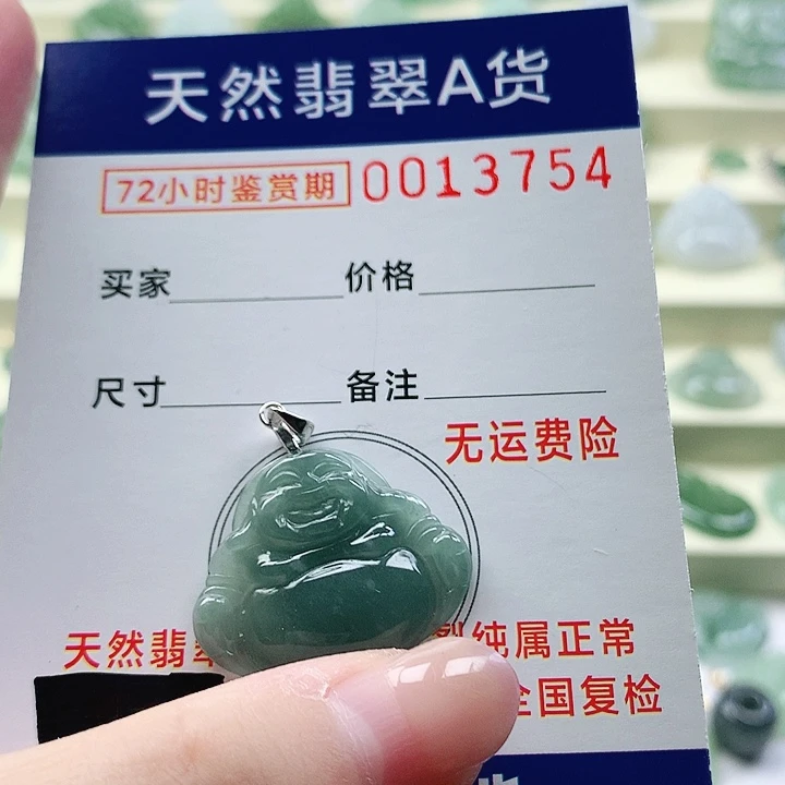 颈饰未镶嵌翡翠吊