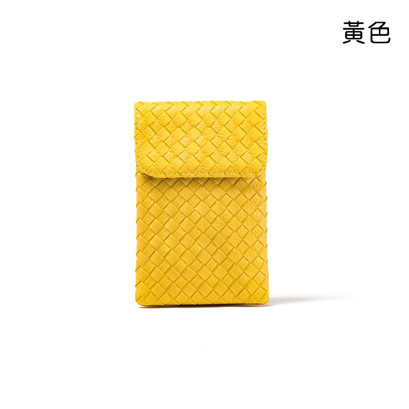 2025高级质感时尚百搭单肩斜挎大容量双层纯手工编织手机包女包包