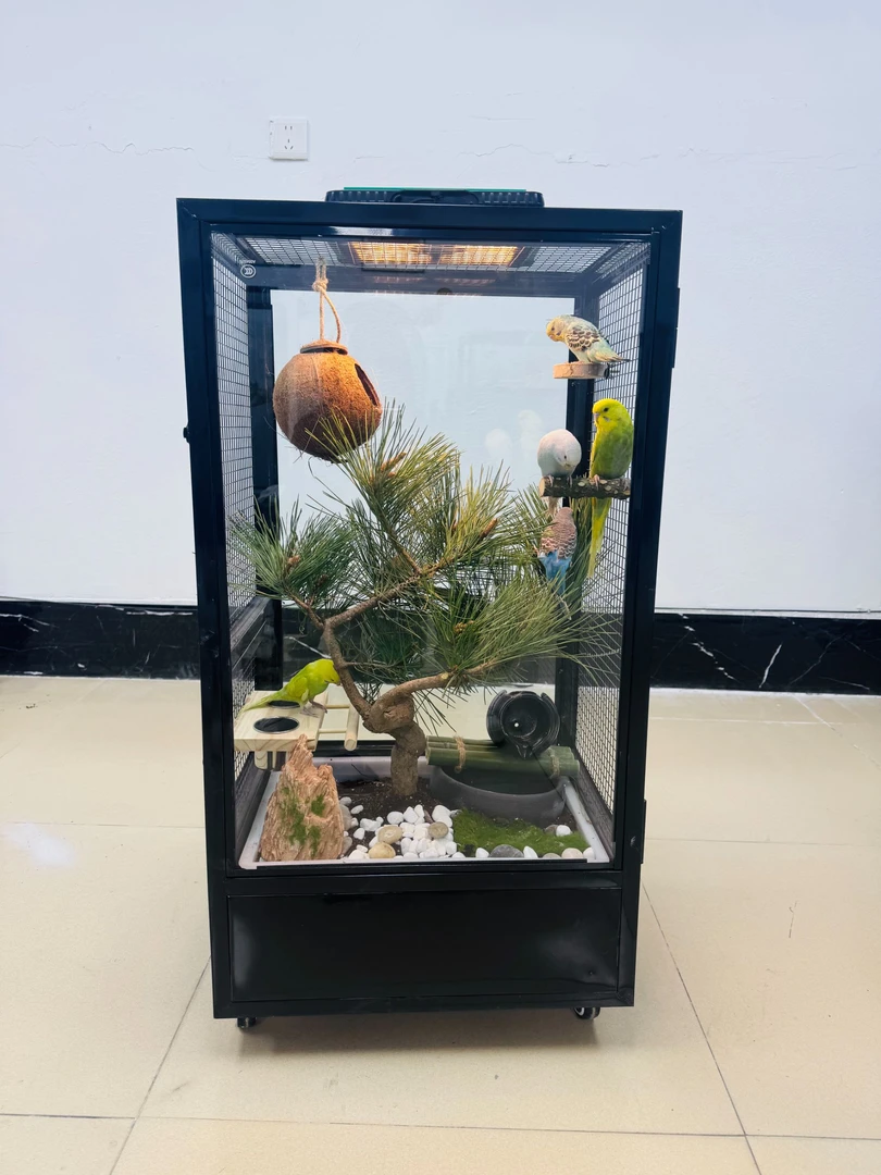 【小号】生态鸟笼 可定制（高90*长46*宽35）