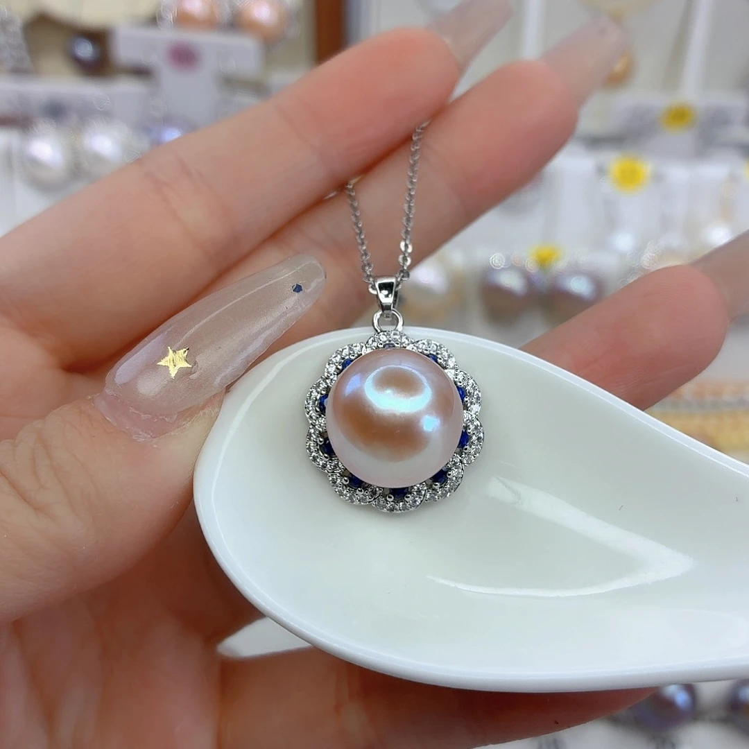 淡水珍珠颈饰合金