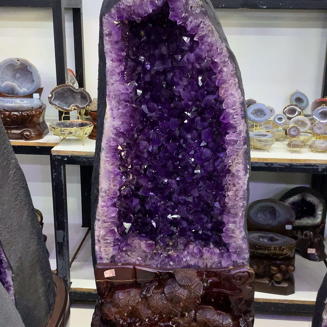 水晶大型摆件（非配饰）未镶嵌朱