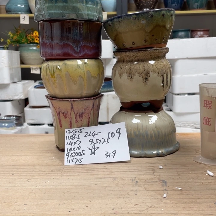 紫砂花盆多肉花盆微瑕109