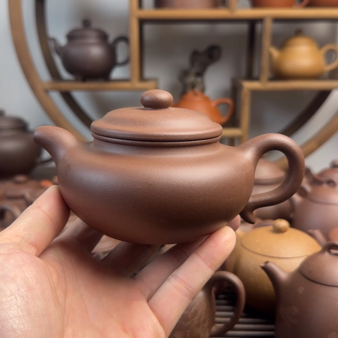 紫砂茶壶仿古300cc台西嫩底槽清