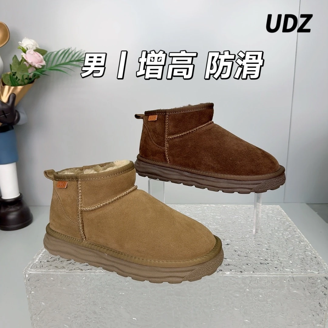 20 UDZ  牛皮加厚透气防滑保暖雪地靴男 2025新款