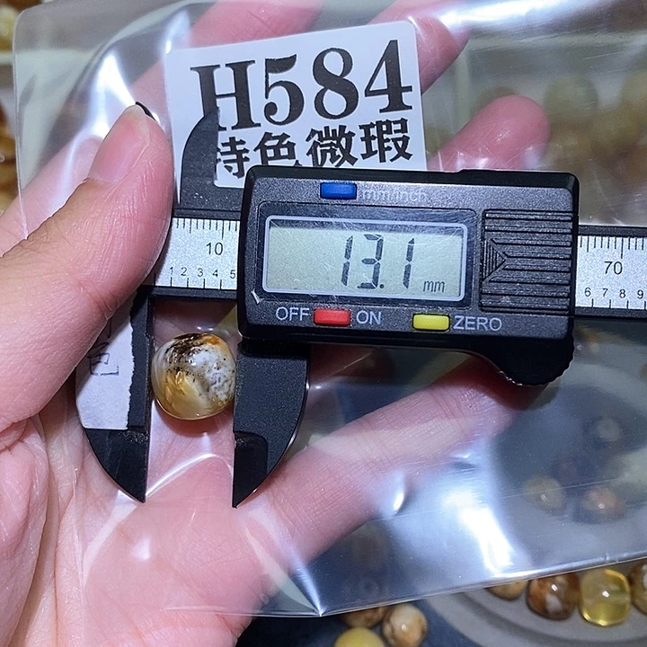 未镶嵌琥珀珠宝奇石木*海