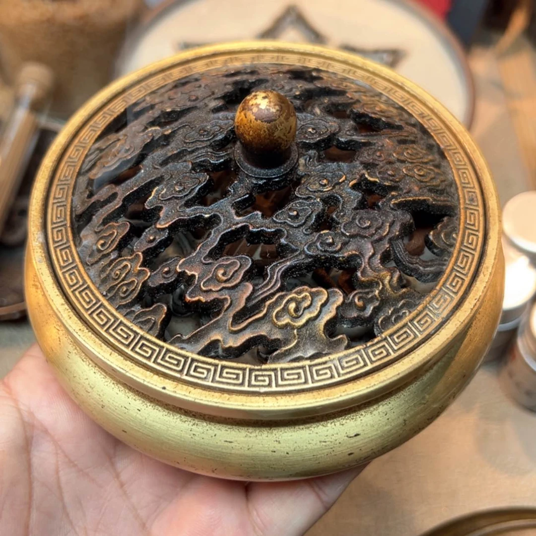 【闪购商品】线香9cm铜本色熏香炉