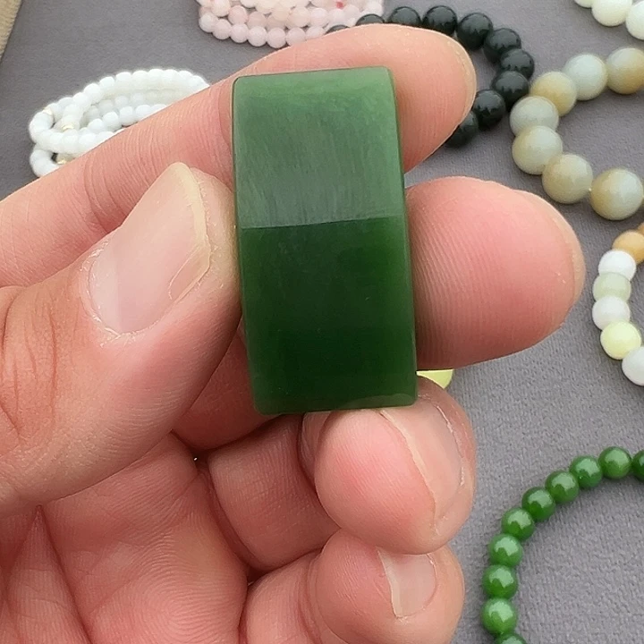 和田玉（碧玉）未镶嵌吊坠(不含链)